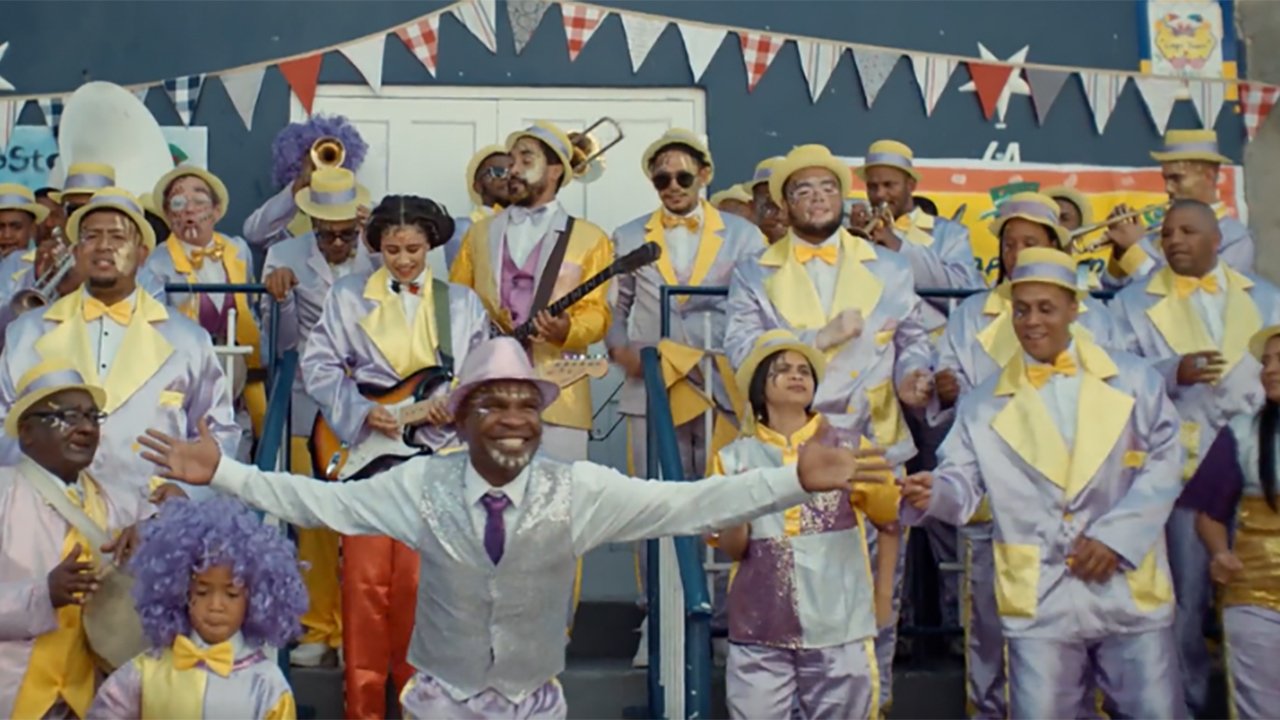 The Umbrella Men backdrop