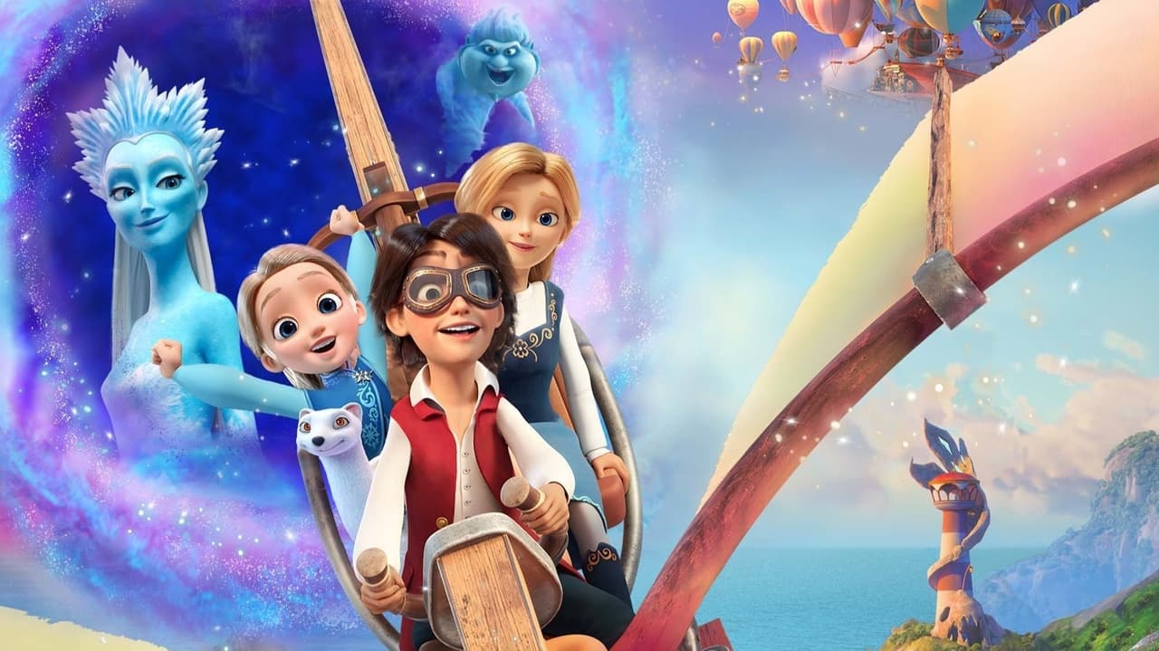 The Snow Queen and the Princess backdrop