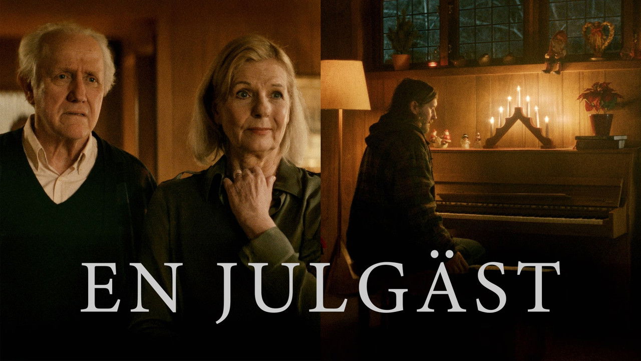 A Christmas Guest backdrop