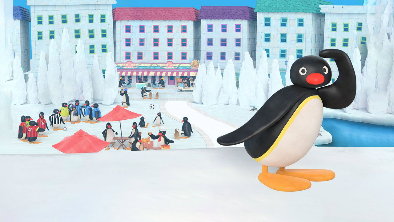 Pingu in the City backdrop