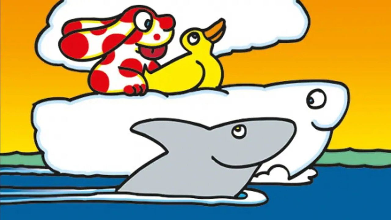 Pimpa e l'anatroccolo Alì backdrop