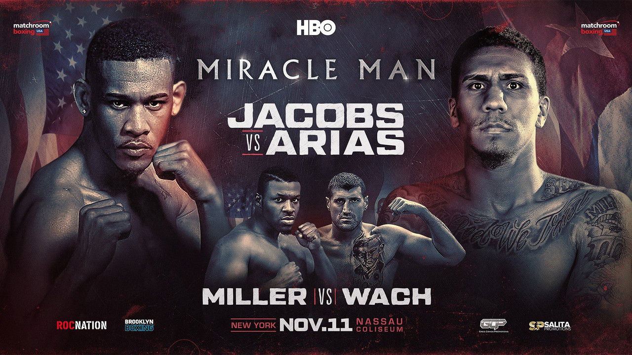 Daniel Jacobs vs. Luis Arias backdrop