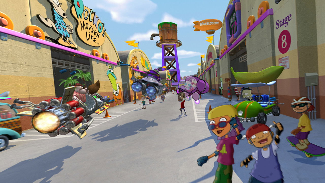 Jimmy Neutron's Nicktoon Blast backdrop