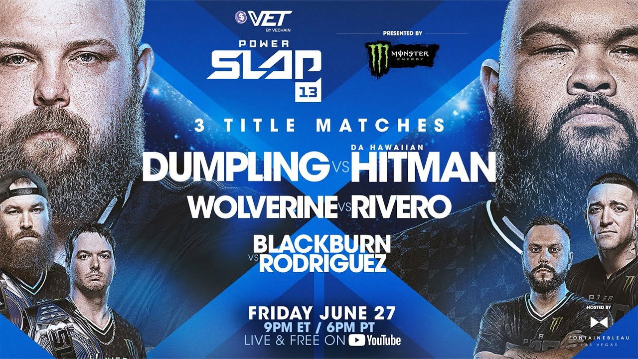 Power Slap 13: Dumpling vs. Da Hawaiian Hitman backdrop