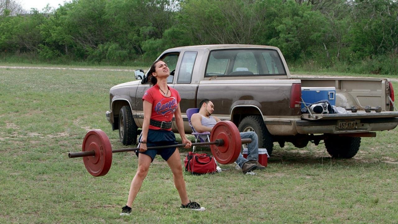 All She Can backdrop