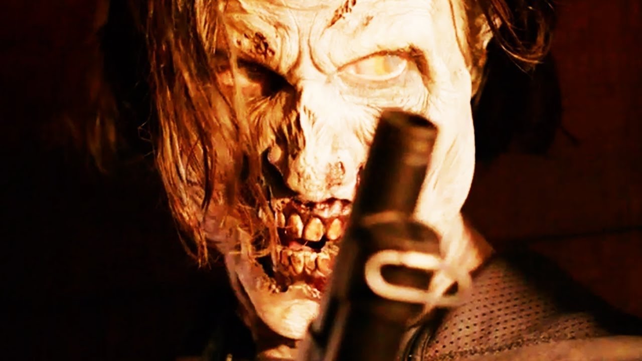 Zombie with a Shotgun backdrop