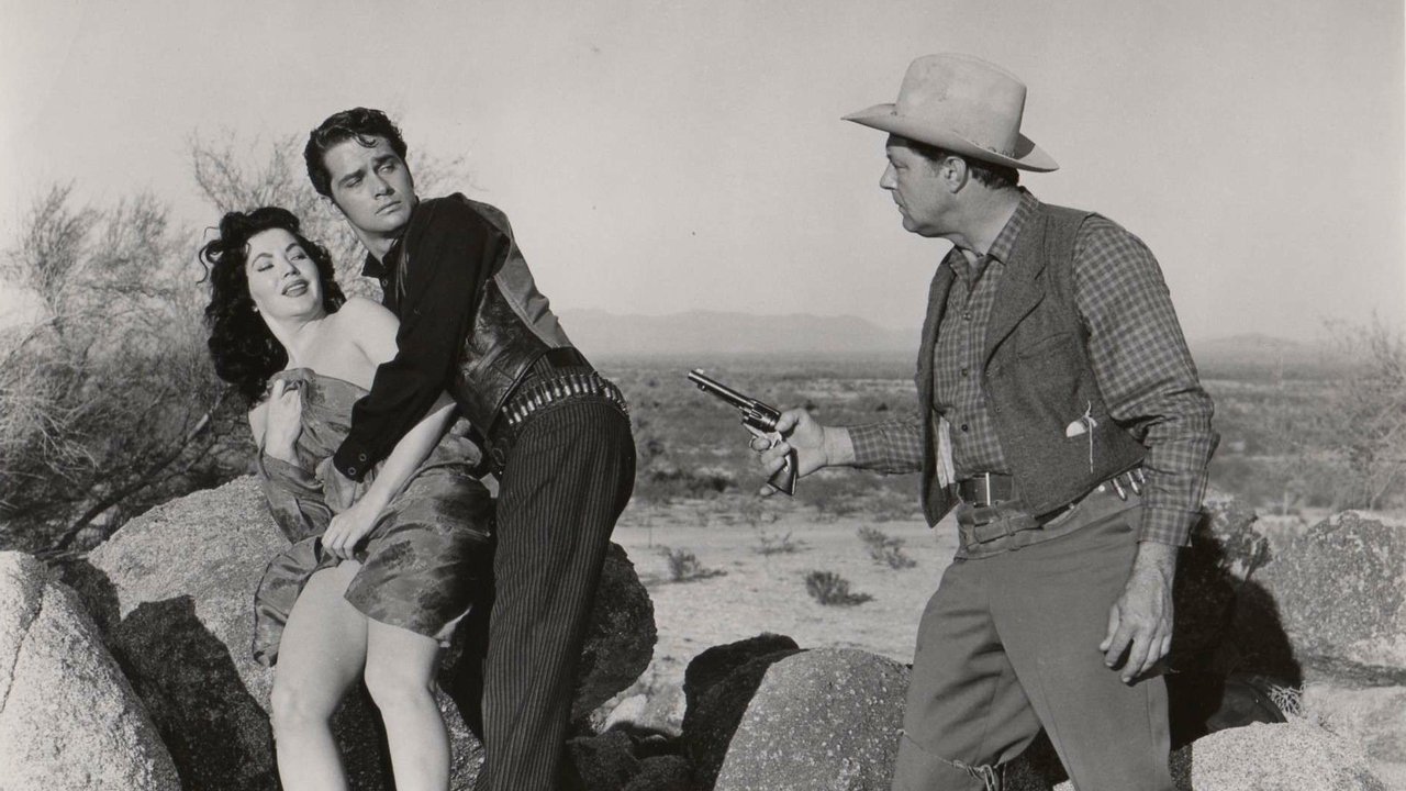 Four Fast Guns backdrop