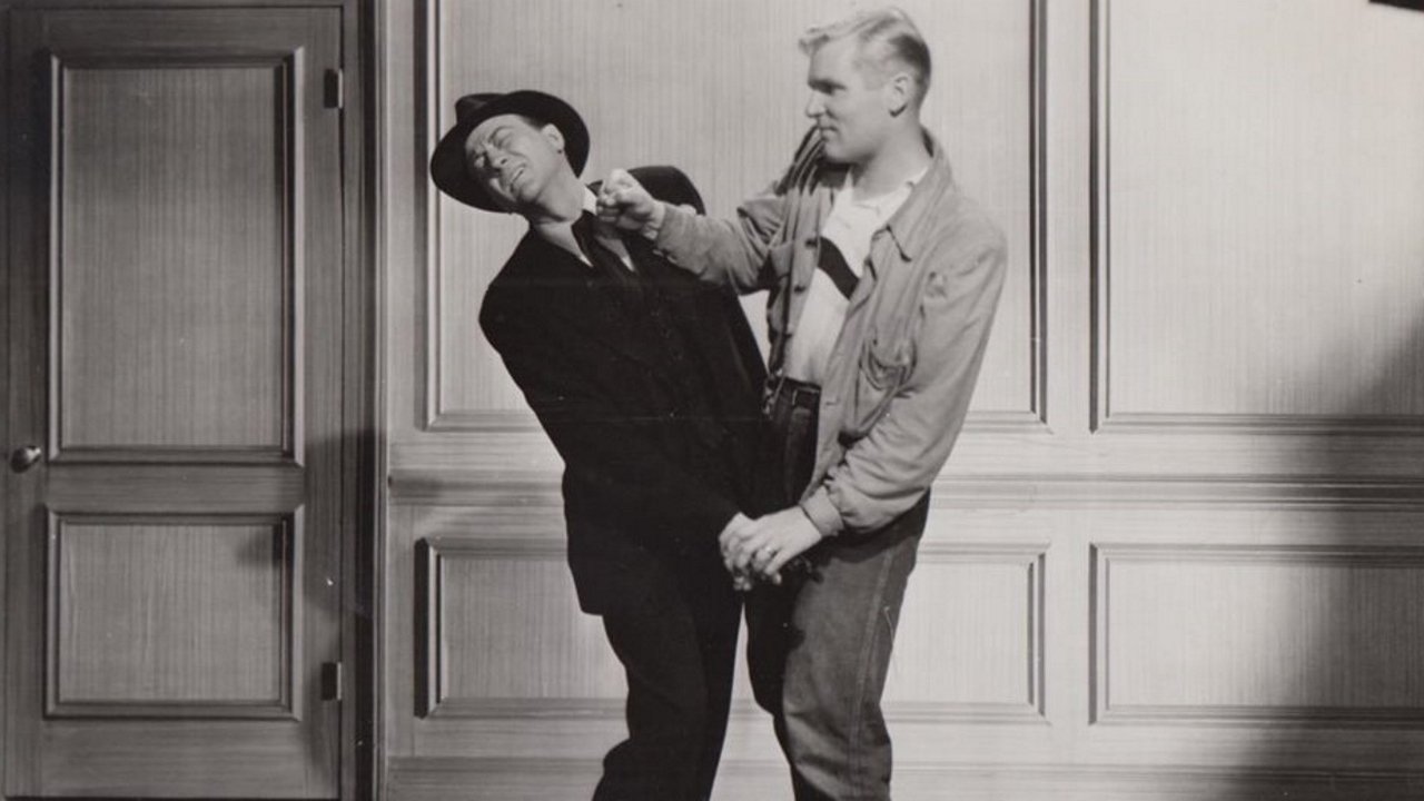 Joe Palooka in Triple Cross backdrop