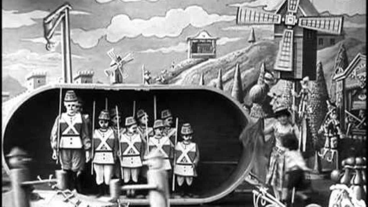 Grandmother's Tale and Child's Dream backdrop