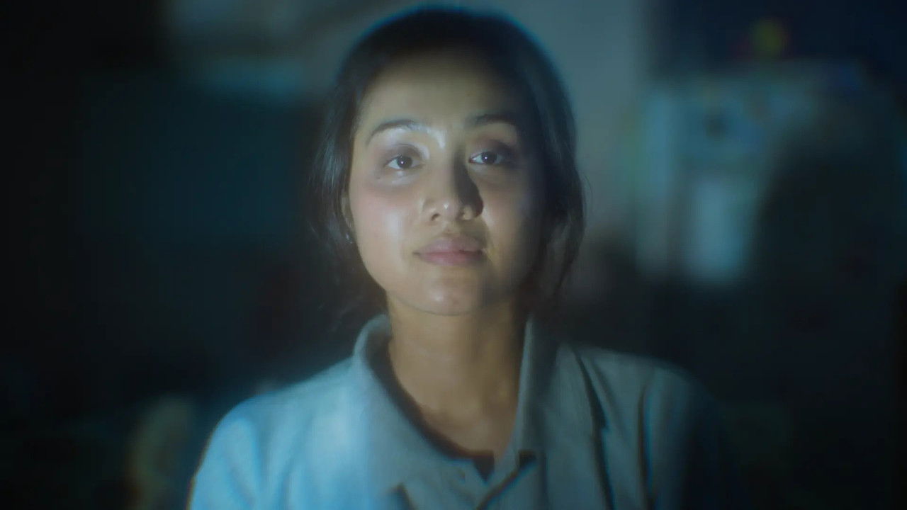 The Blue Screen Between Us backdrop