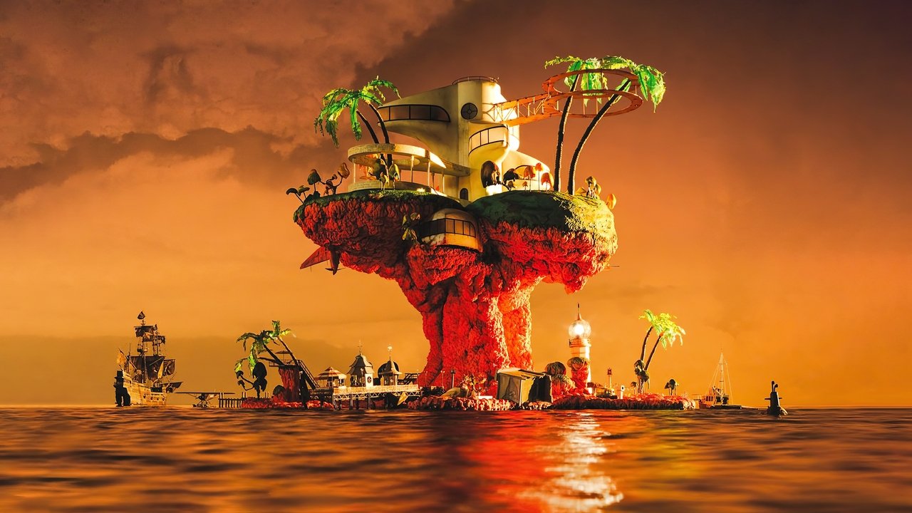 The Making of Plastic Beach backdrop
