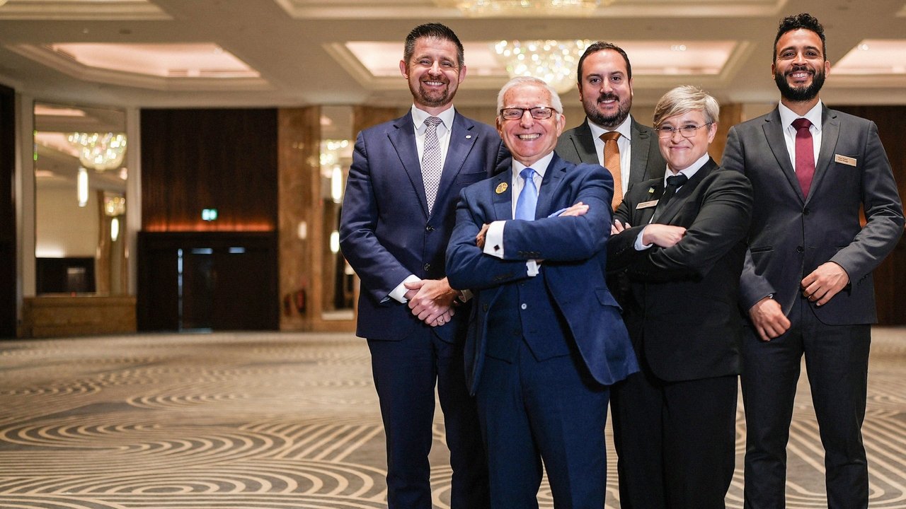 Inside the Hilton: Park Lane backdrop