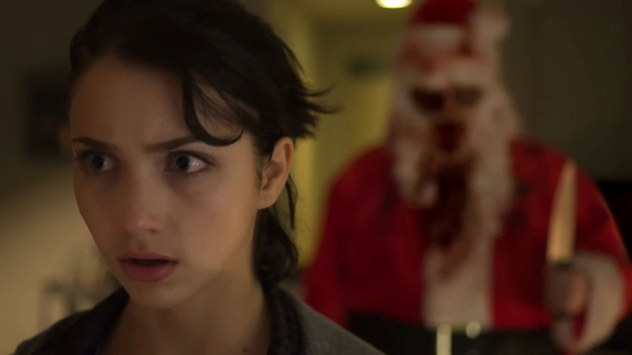 Secret Santa backdrop