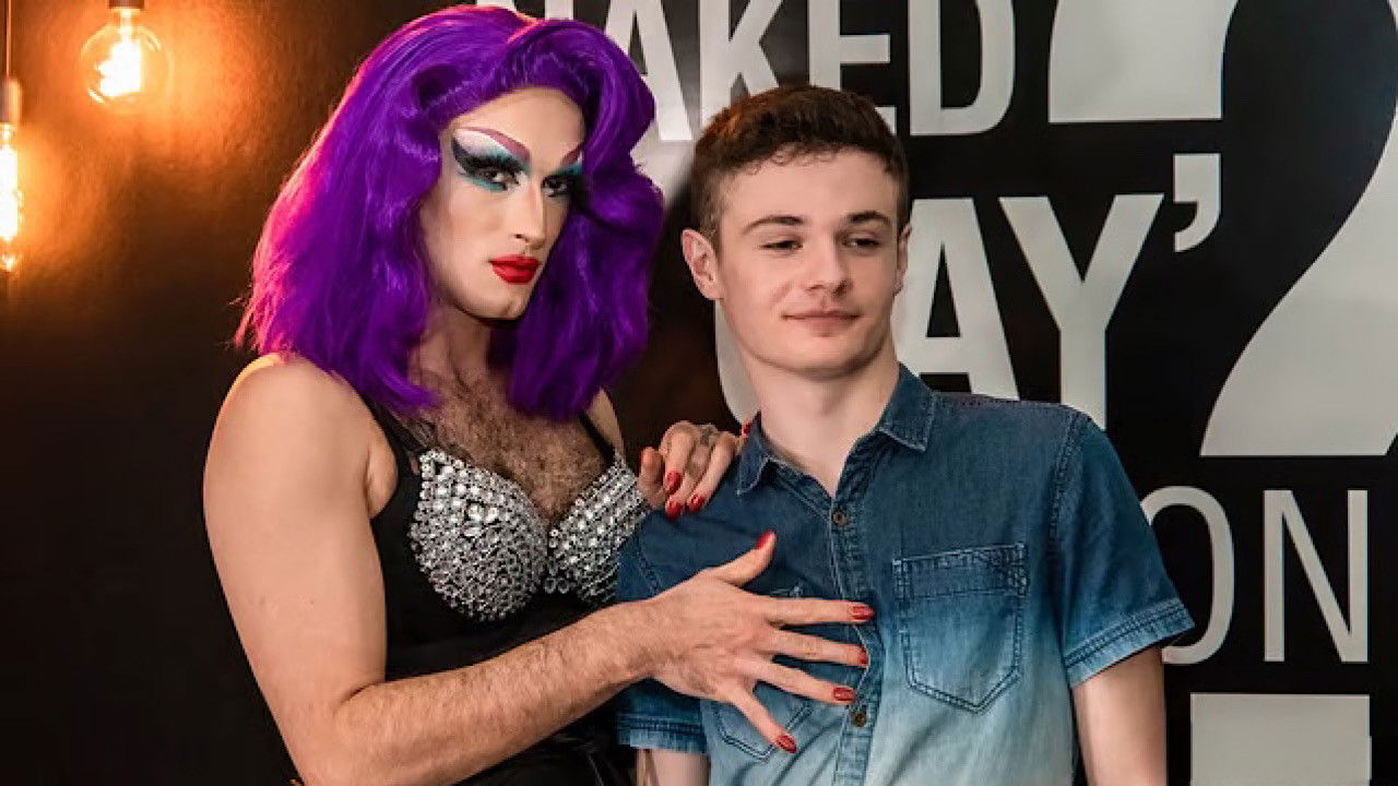 Naked Gay Traction backdrop