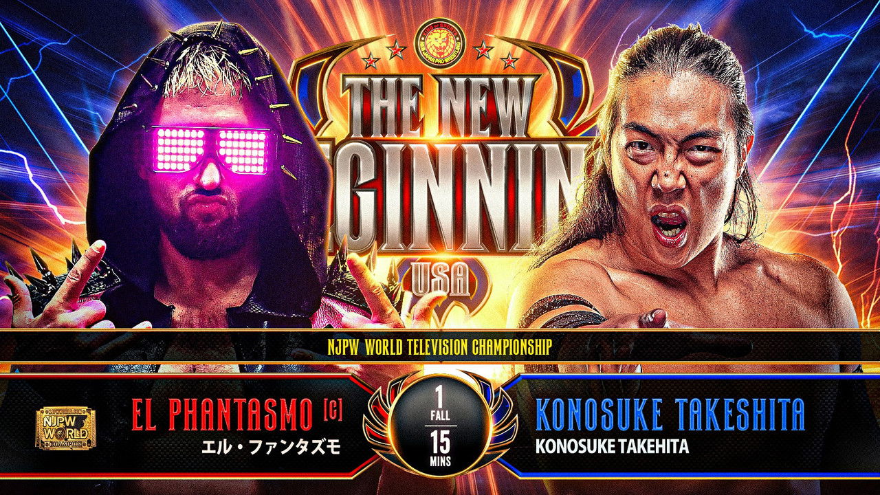 NJPW The New Beginning USA 2026 backdrop