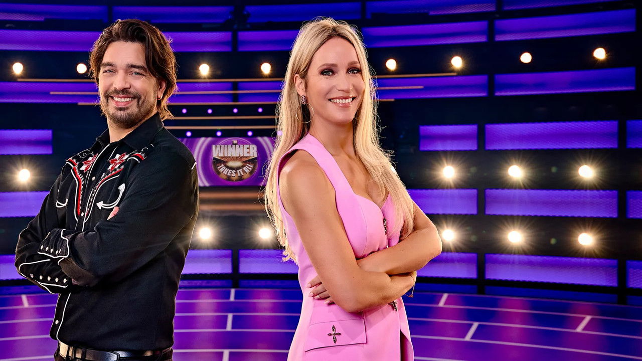 The Winner Takes It All backdrop