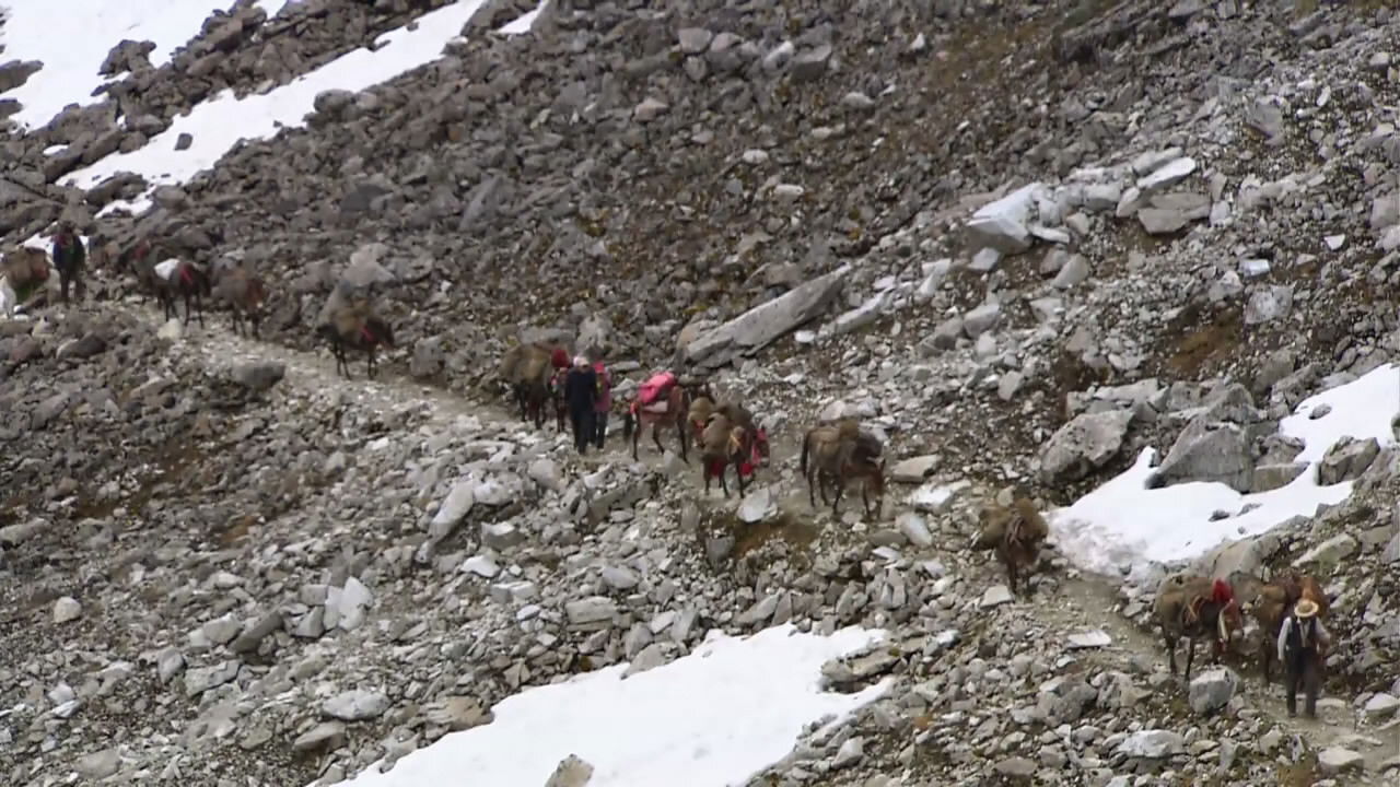 Asian Corridor in Heaven backdrop