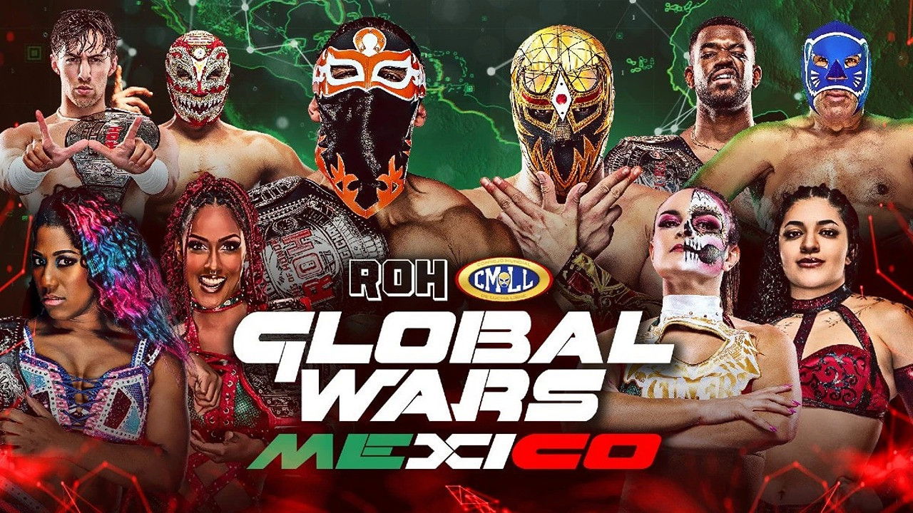 ROH/CMLL Global Wars Mexico backdrop