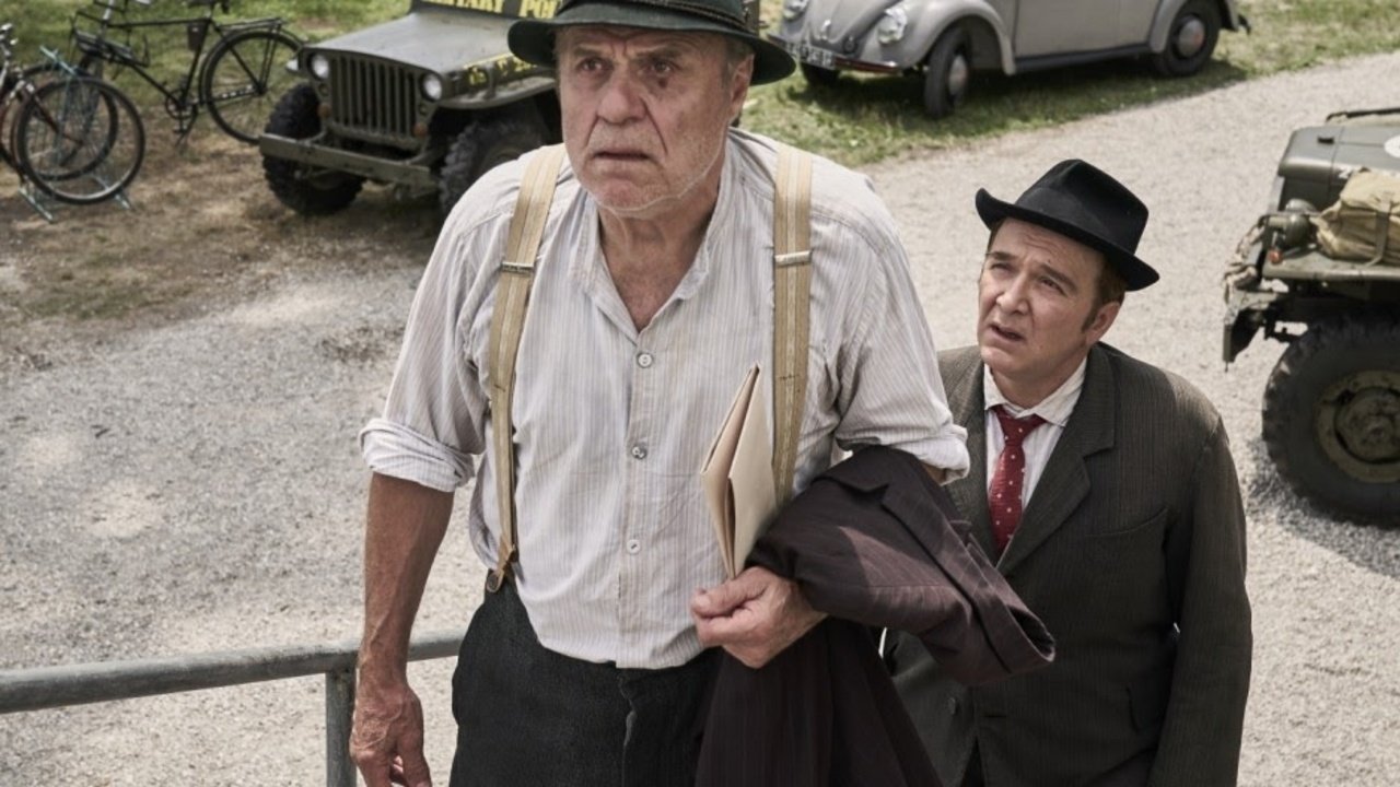 Zwei Herren im Anzug backdrop