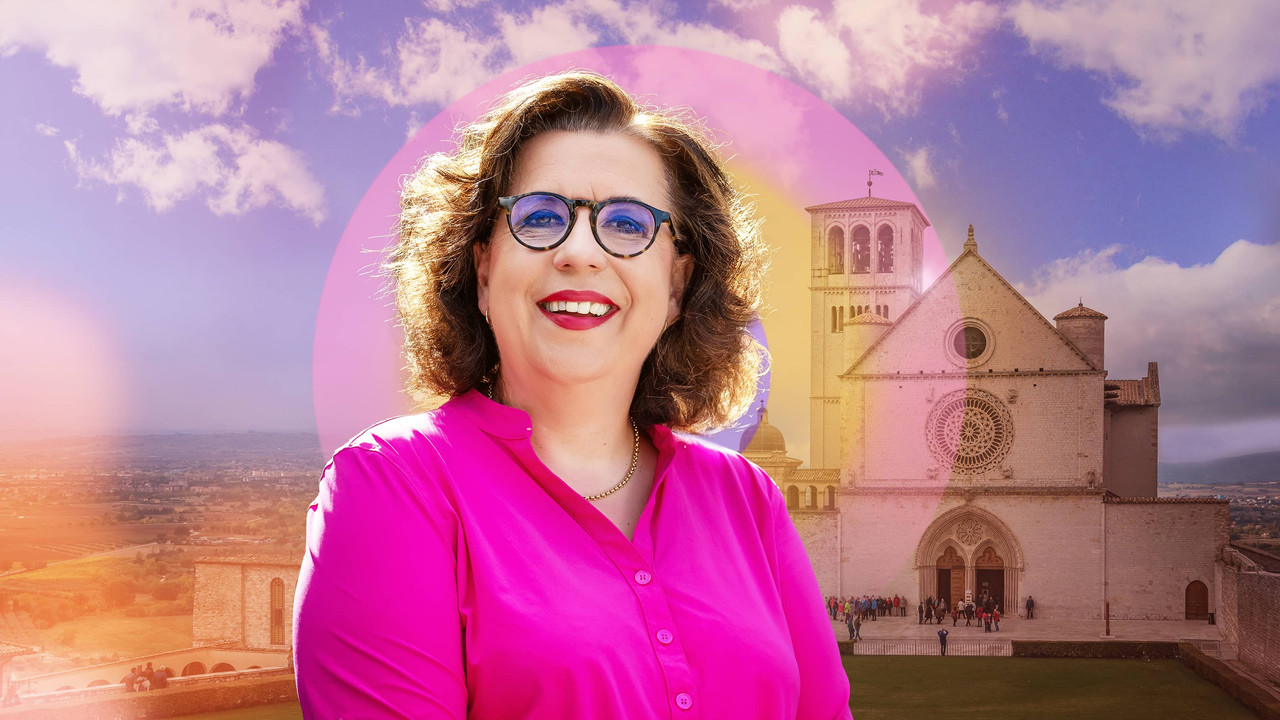 Francis naar Assisi backdrop