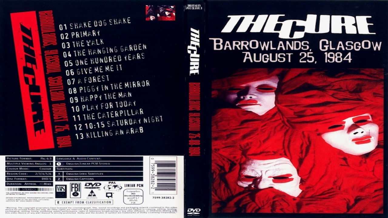The Cure - Live At Barrowlands backdrop