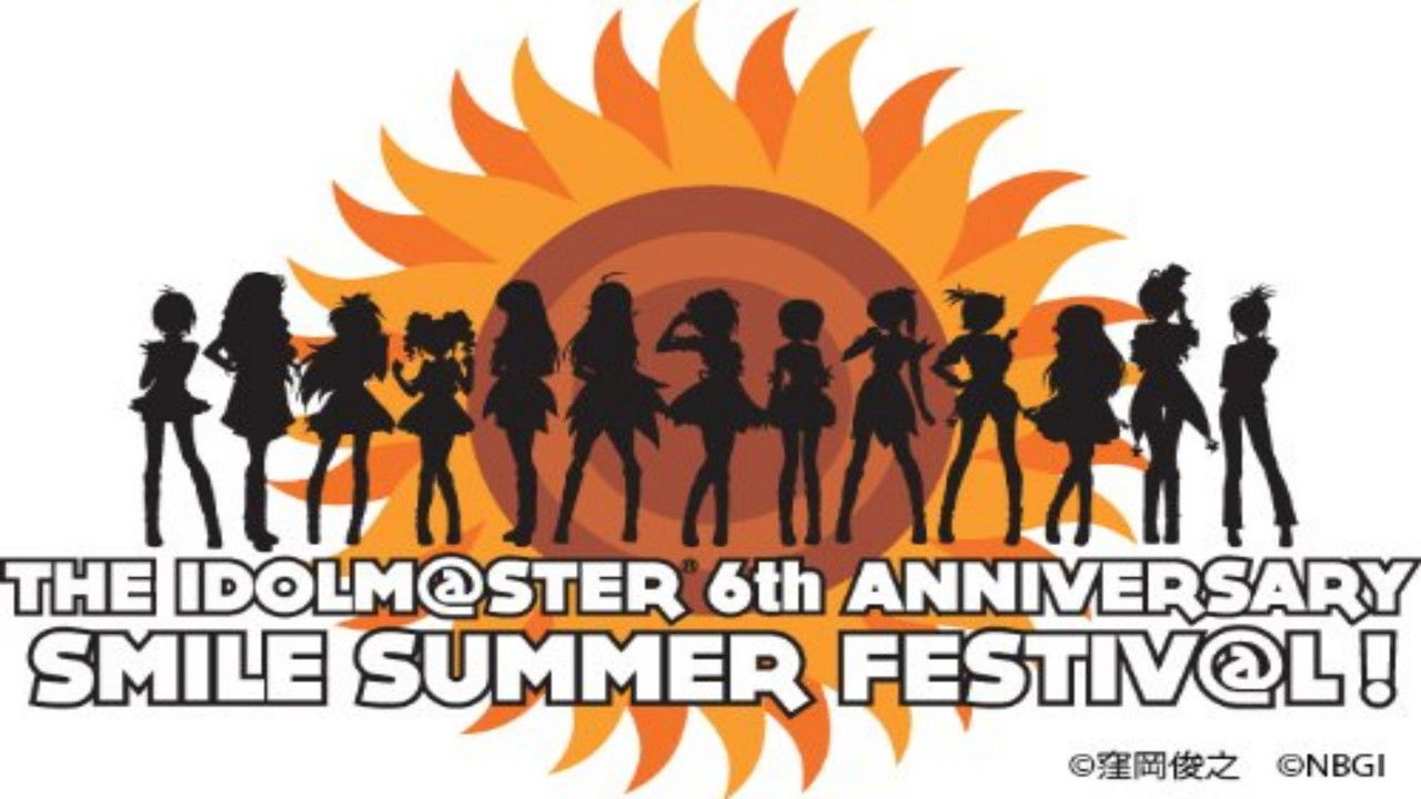 THE IDOLM@STER 6th ANNIVERSARY SMILE SUMMER FESTIV@L backdrop