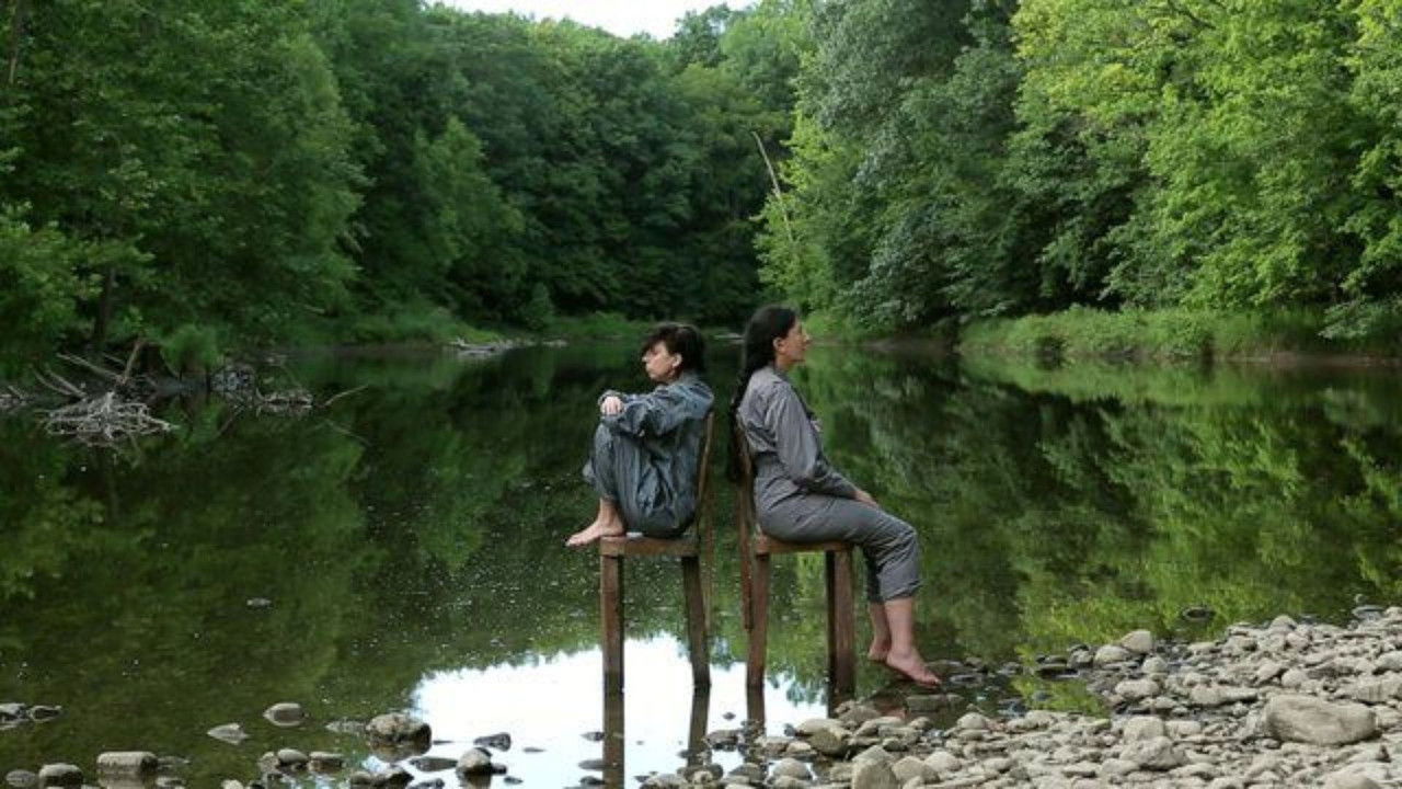 The Abramović Method Practiced by Lady Gaga & Marathon Reading of Stanislaw Lem's "Solaris" backdrop