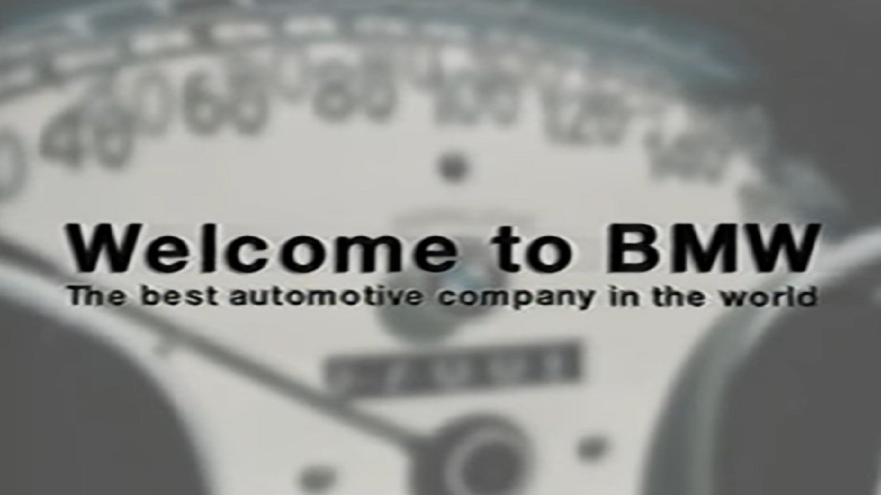 Welcome to BMW: The Greatest Automotive Company in the World backdrop