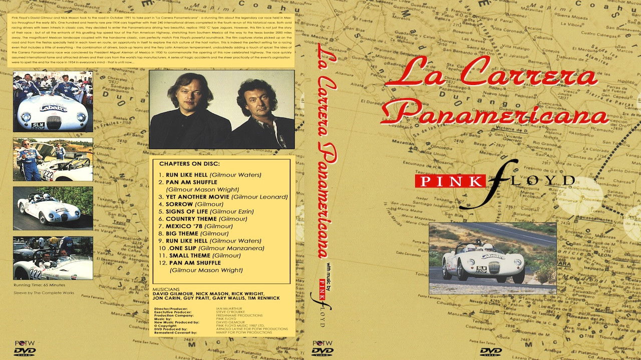 La Carrera Panamericana with Music by Pink Floyd backdrop
