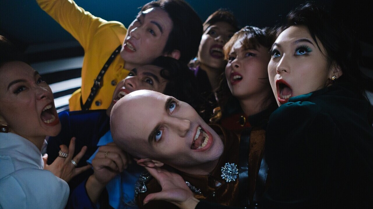 The Trio Hall backdrop