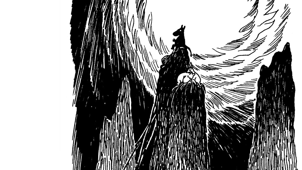 Kometen kommer - uppläst och illustrerad av Tove Jansson backdrop