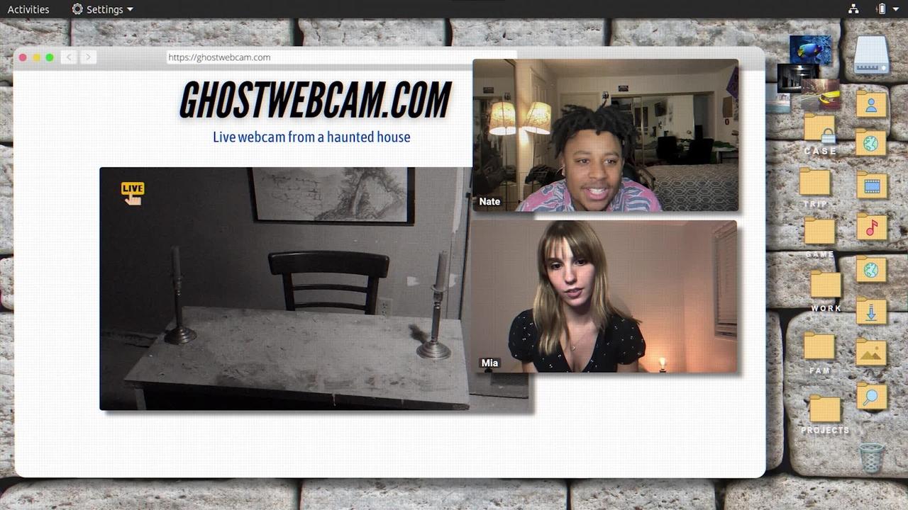 Ghost Webcam backdrop