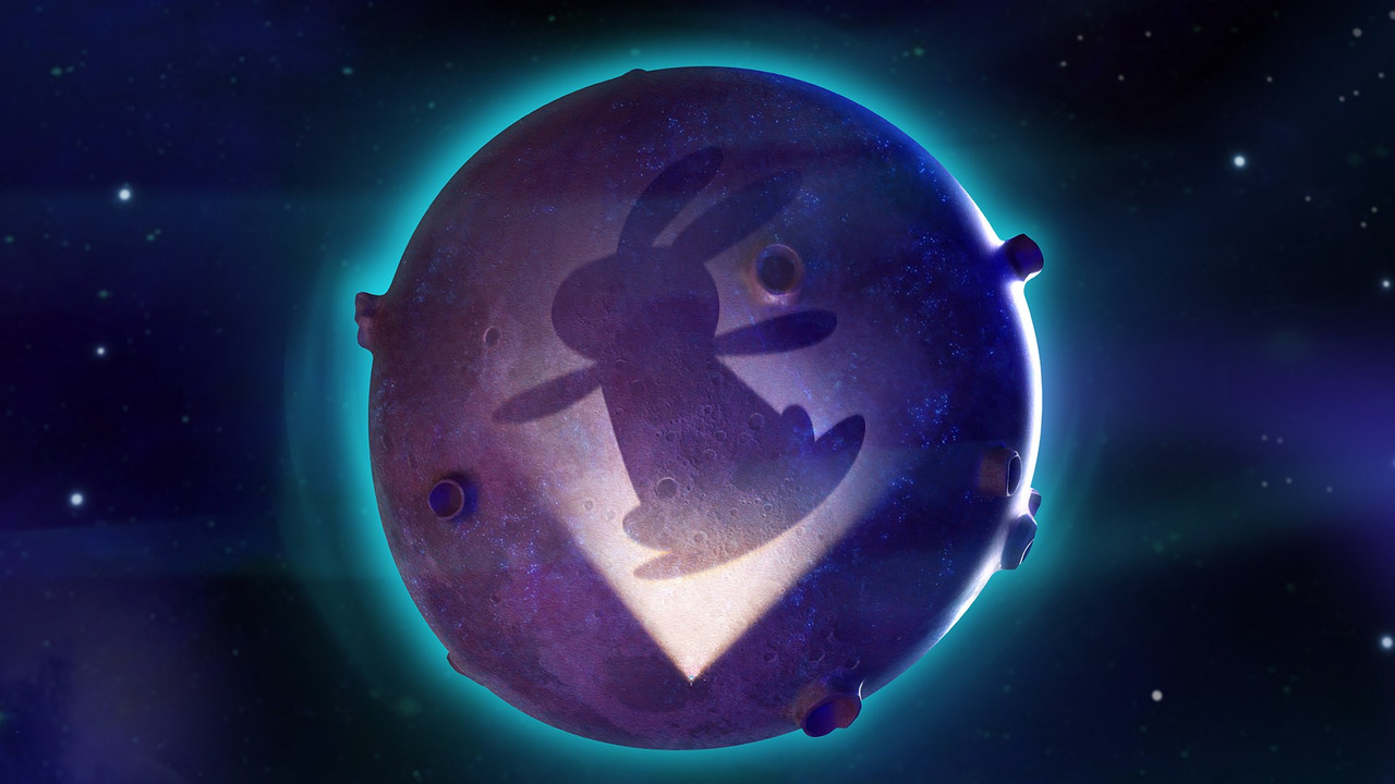 Rabbit On the Moon backdrop