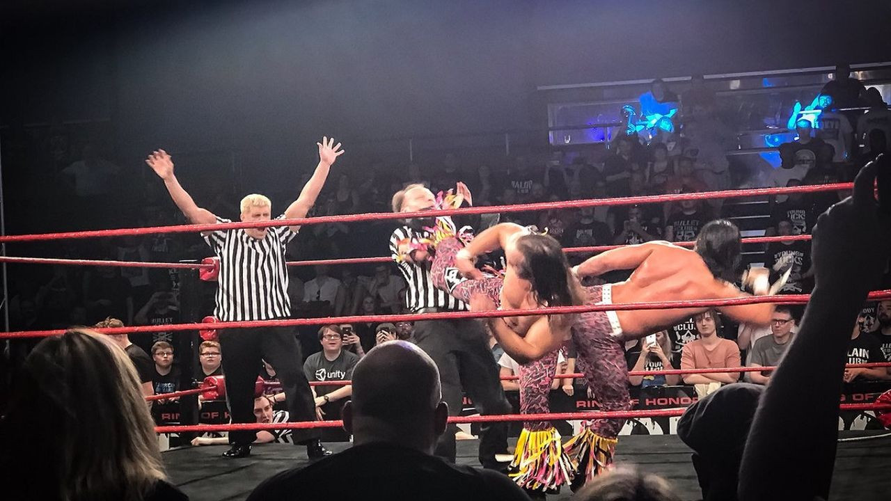 ROH: Honor United - London backdrop