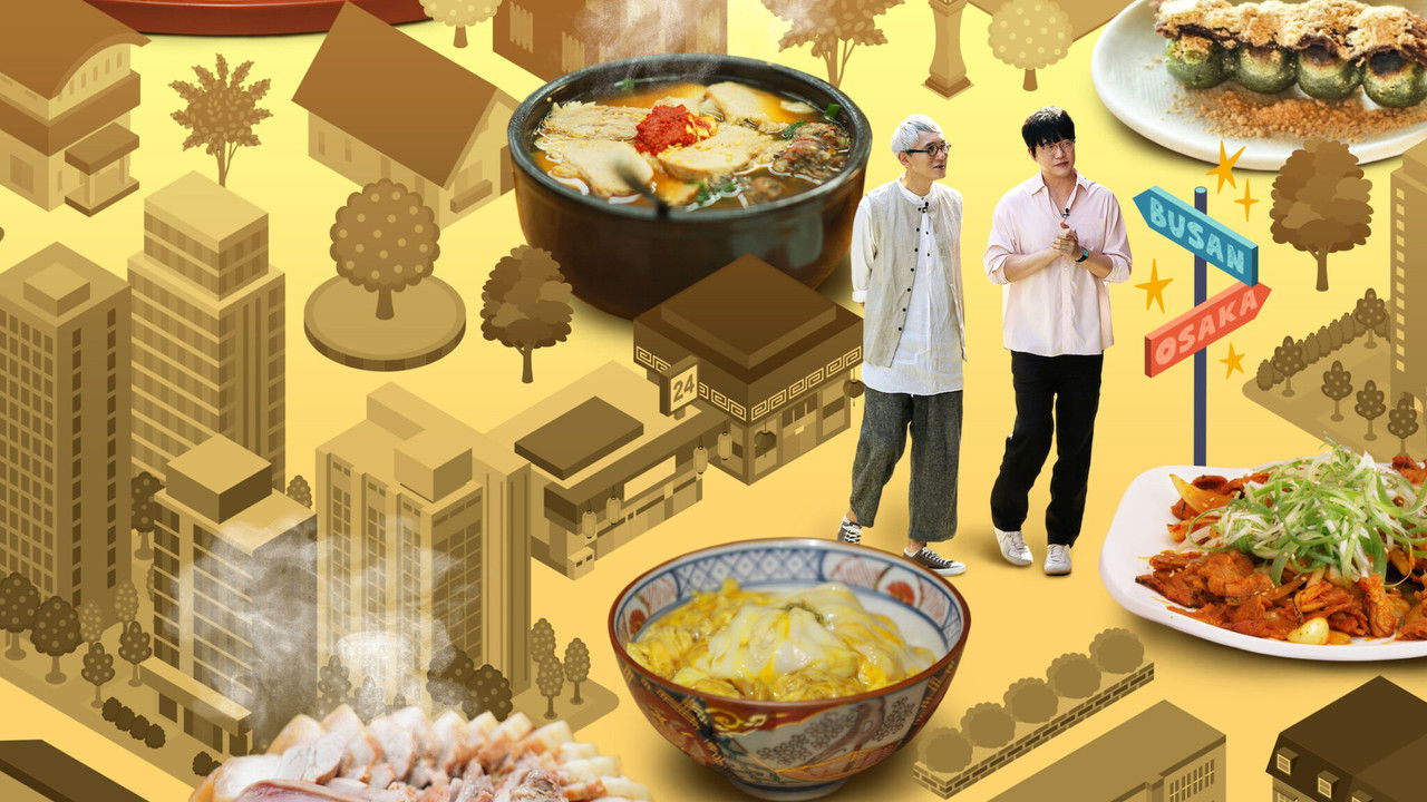 K-foodie meets J-foodie backdrop