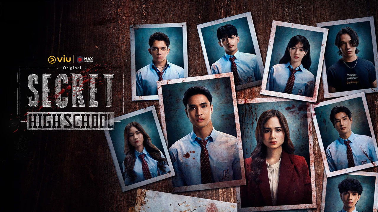 Secret High School backdrop