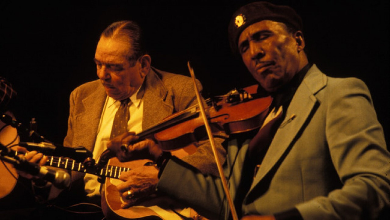 Louie Bluie backdrop