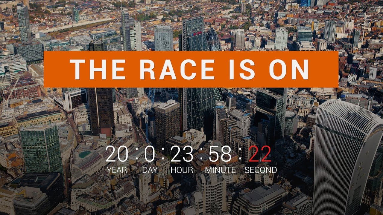 The Race is On backdrop