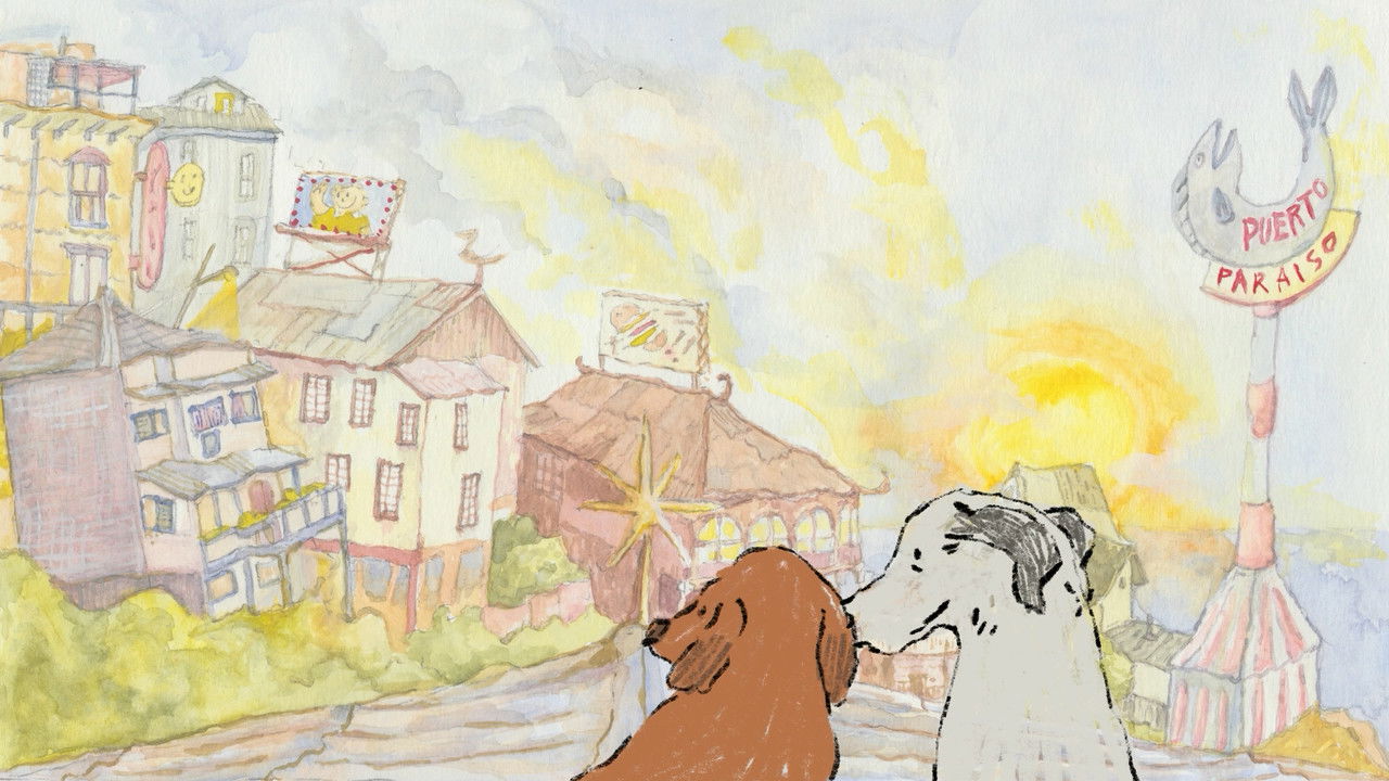 En las estrellas bailan los perros backdrop