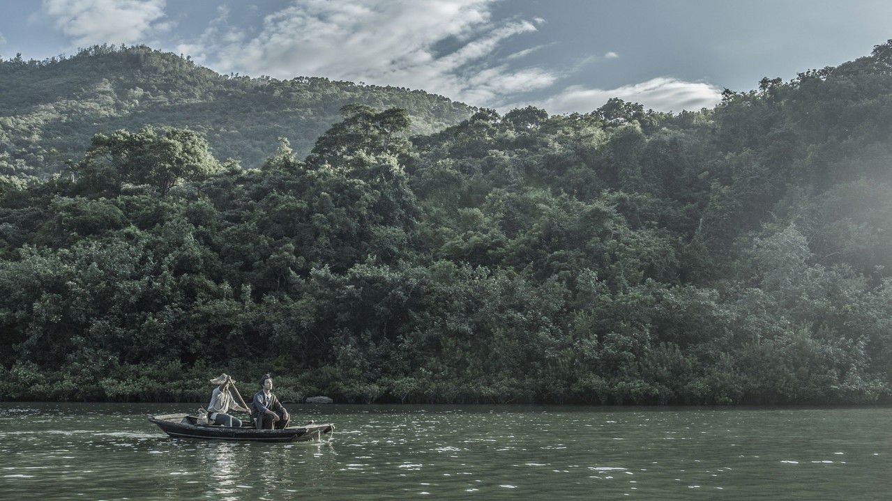 Raging Through River backdrop