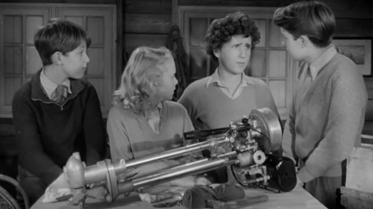 Five on a Treasure Island backdrop