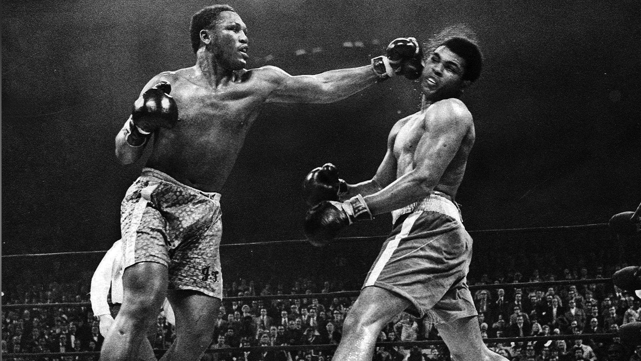 Muhammad Ali vs. Joe Frazier I backdrop