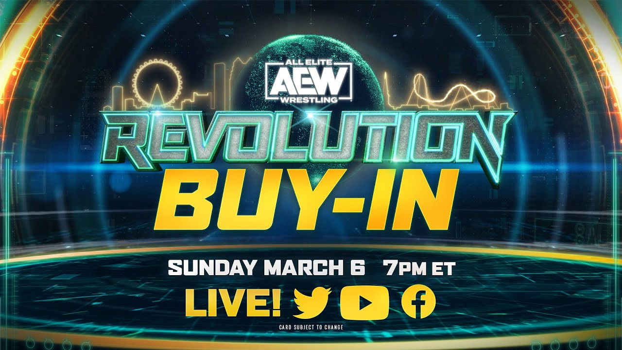AEW Revolution 2022: The Buy-In backdrop