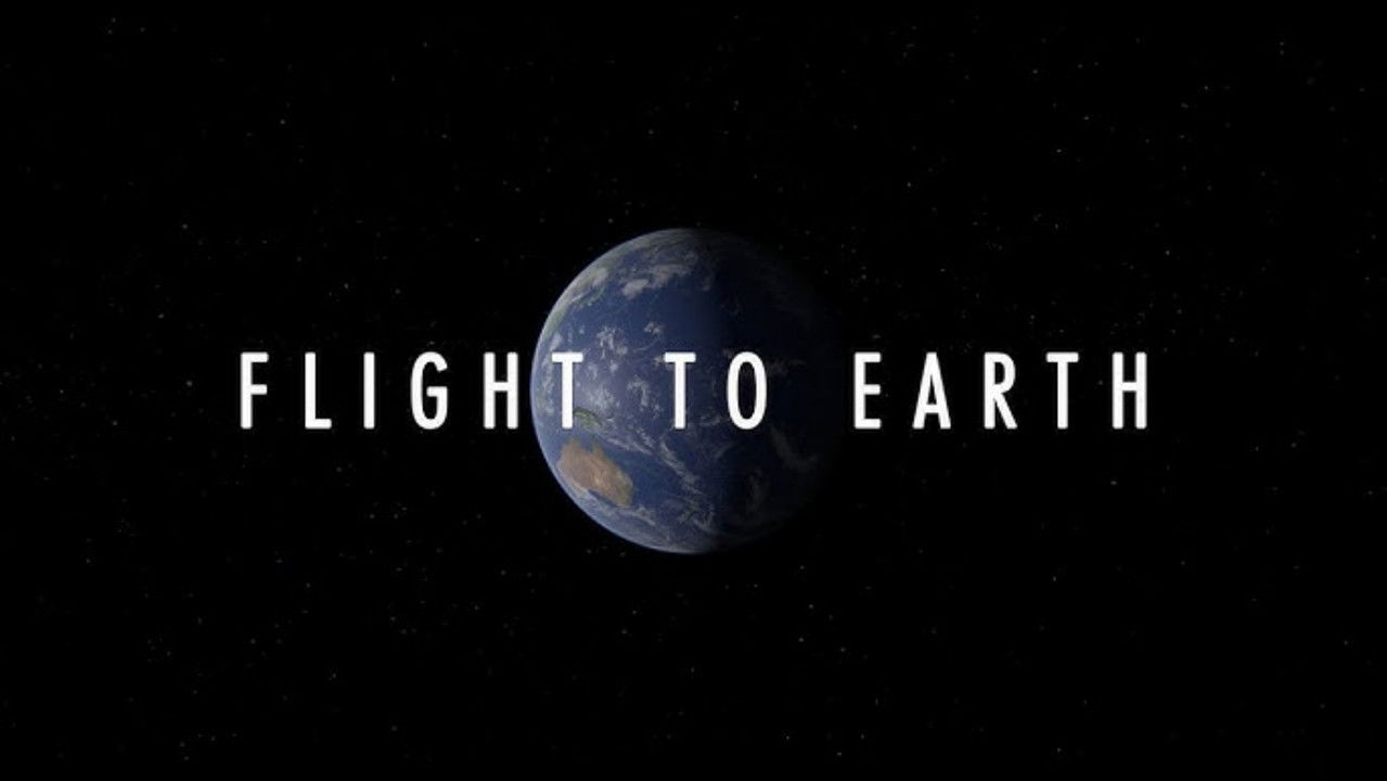 Flight to Earth backdrop