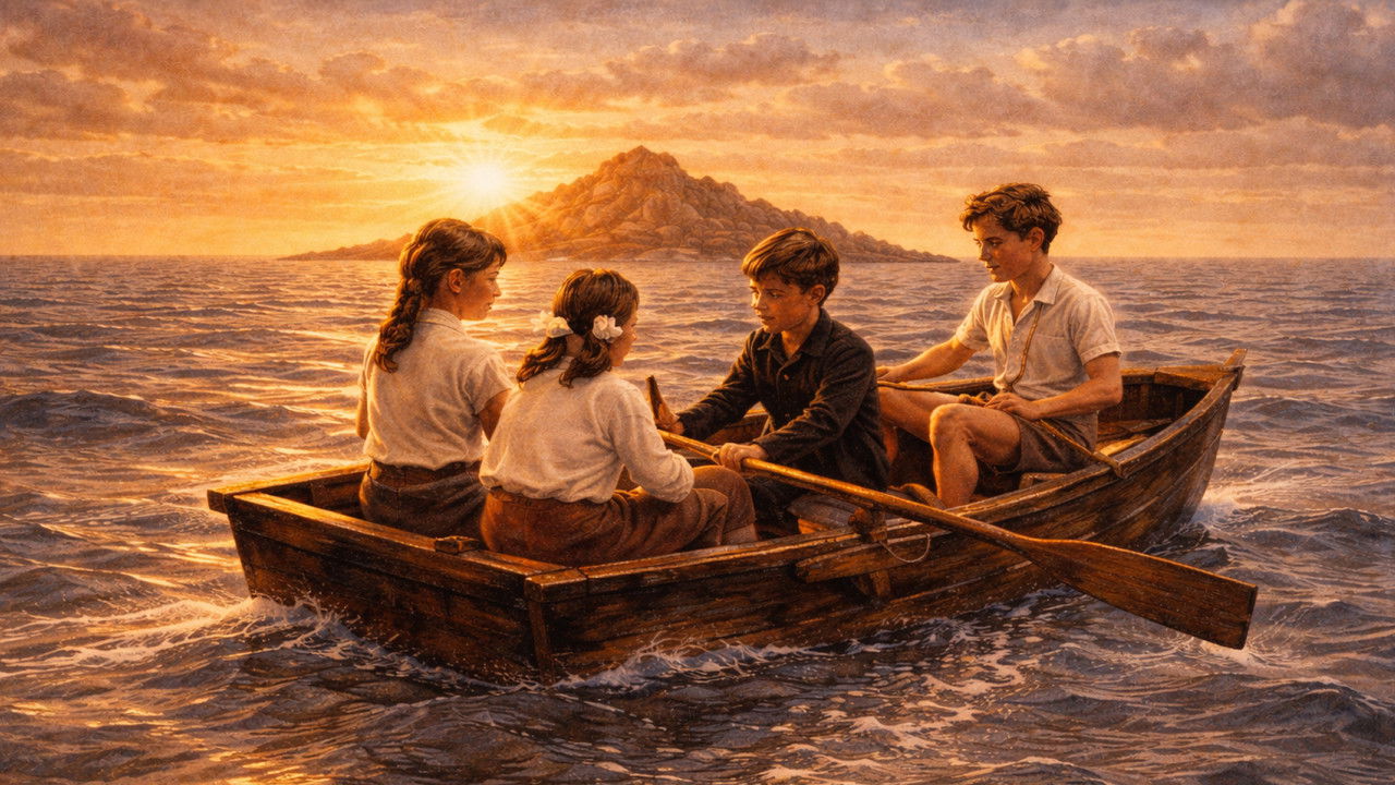 Mystery on Bird Island backdrop