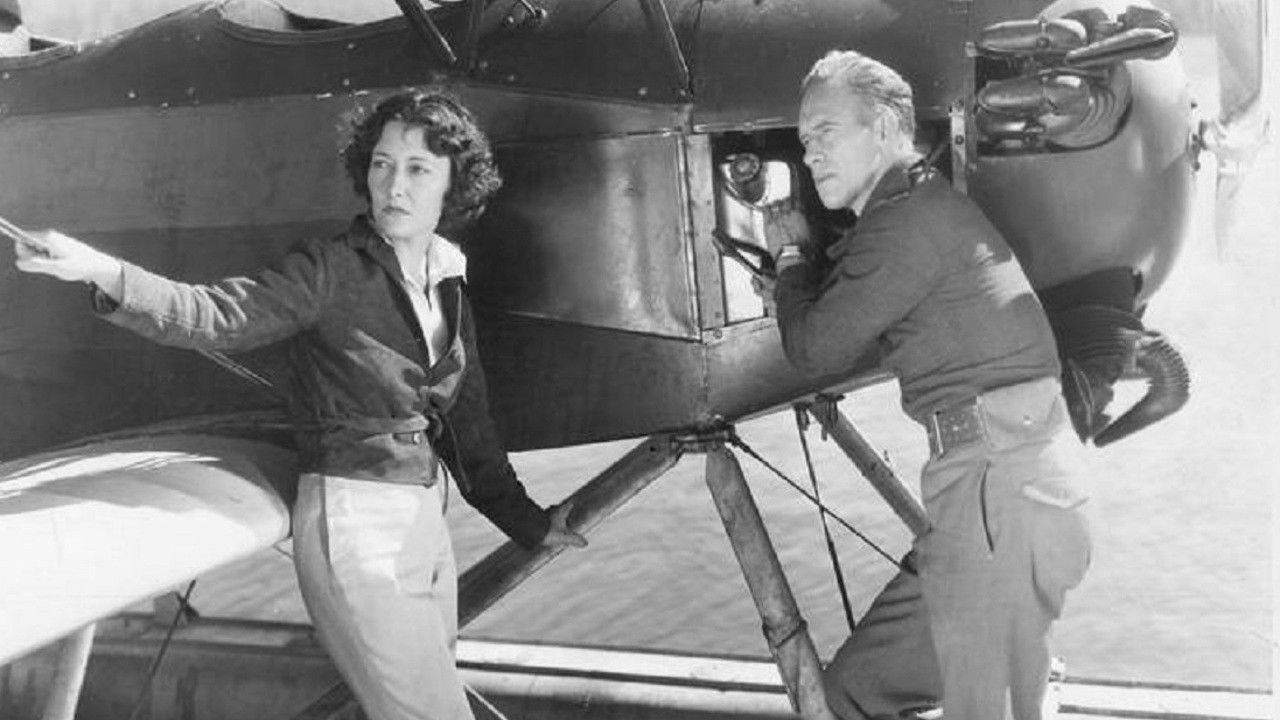 The Mysterious Pilot backdrop