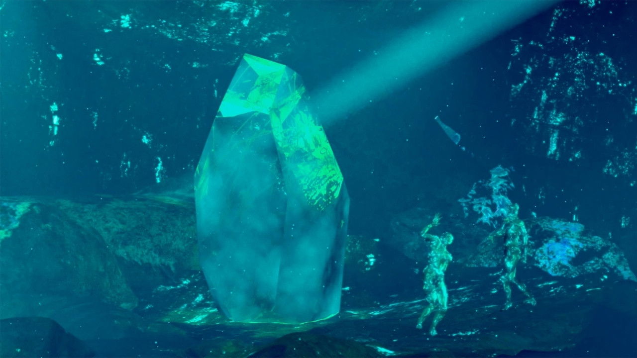 Look Then Below backdrop