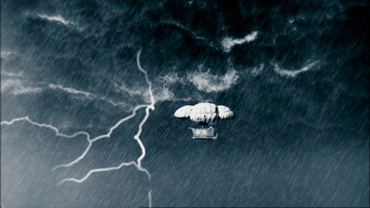 Plop In The Clouds backdrop