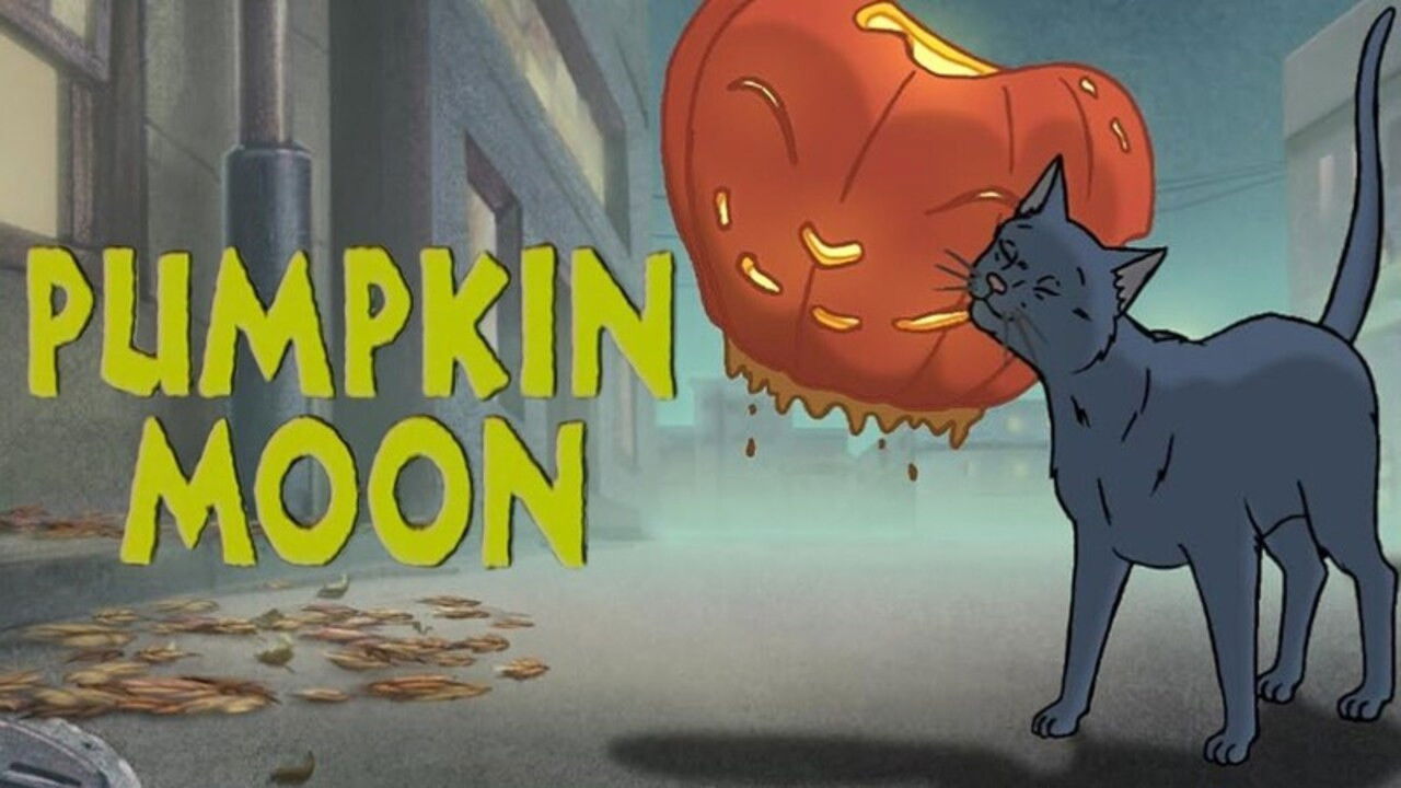 Pumpkin Moon backdrop