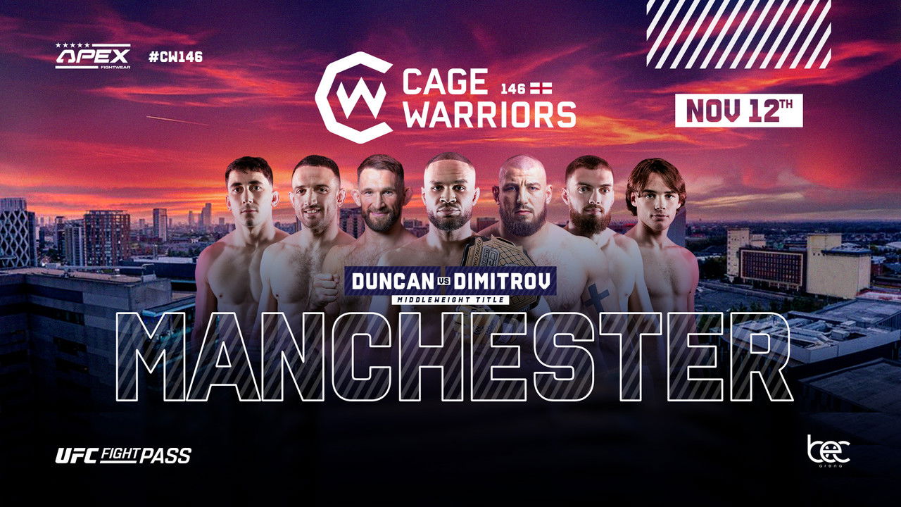 Cage Warriors 146: Manchester backdrop